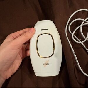 Kenzzi White and Gold Hair Removal Device